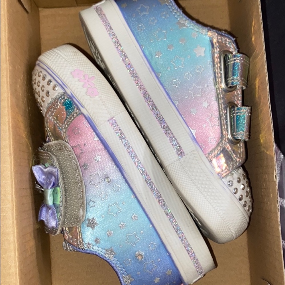 Twinkle toe light up Sketchers